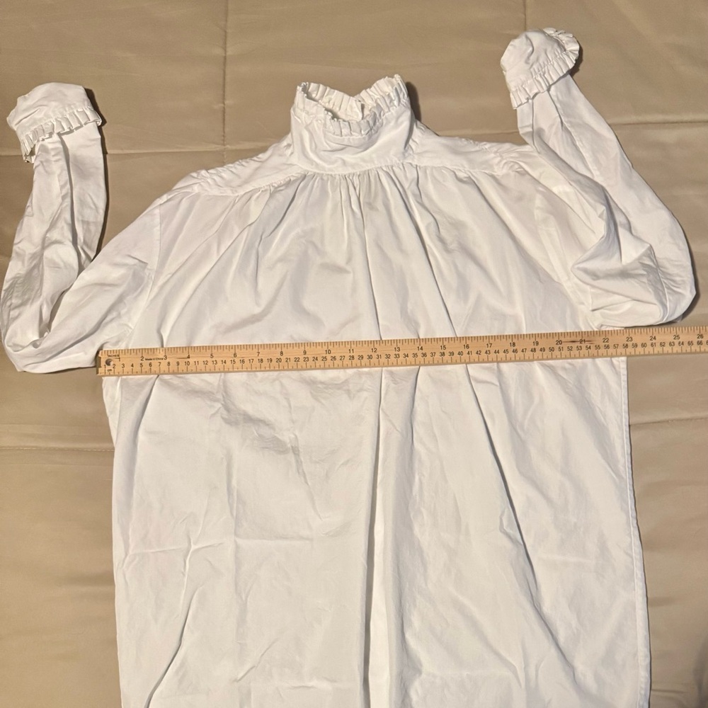 Dries Van Noten frill neck shirt